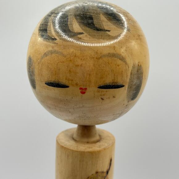 Large Japanese Kokeshi Doll 12” - Vintage Collectible- Antique Wooden Folk Art - Picture 13 of 13